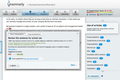 grammarly for mac os