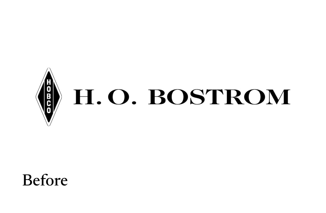 H.O. Bostrom old logo