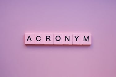 Why acronyms are annoying