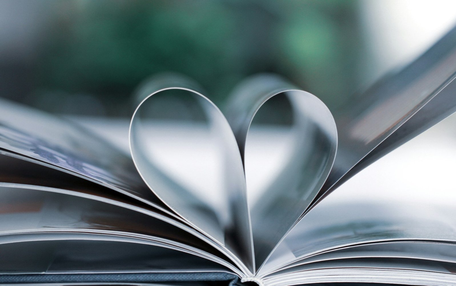 Book shaped into a heart to symbolise storytelling with anecdotes